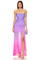 TORY RUFFLED MIDI DRESS