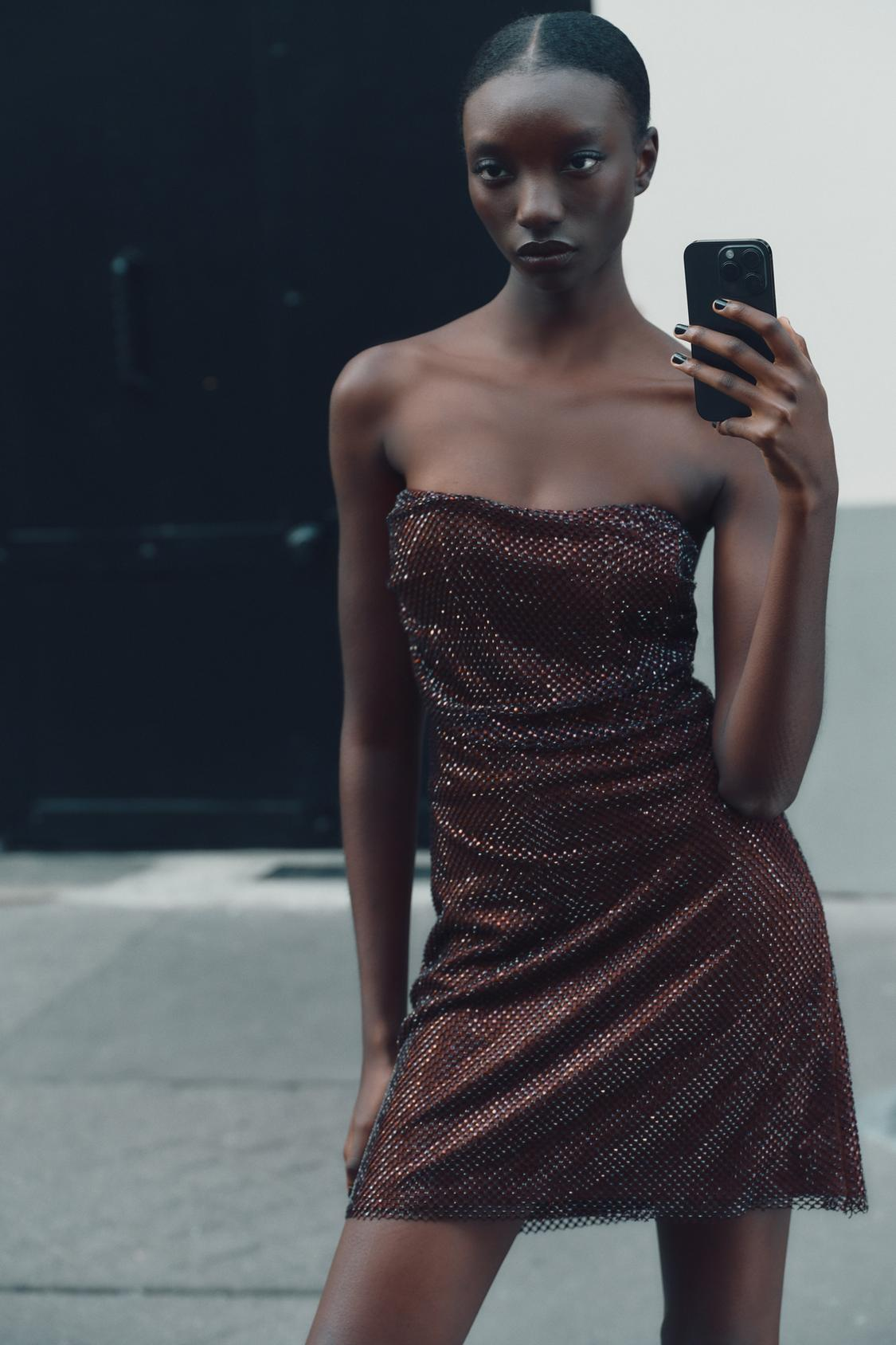 Red Sparkly Samira Dress