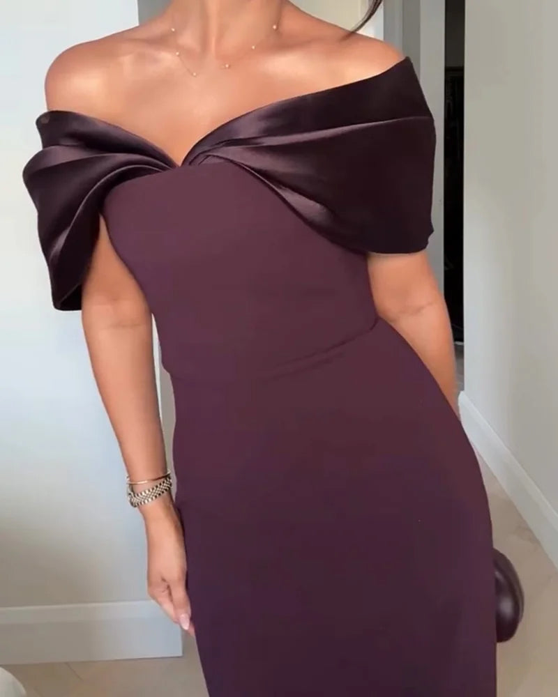 Off-shoulder Magarita Maxi Dress
