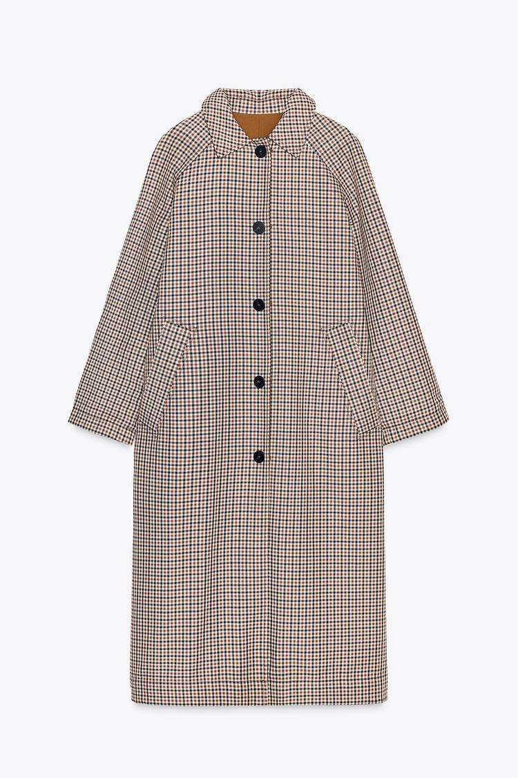 Reversible Trench Coat - Camel
