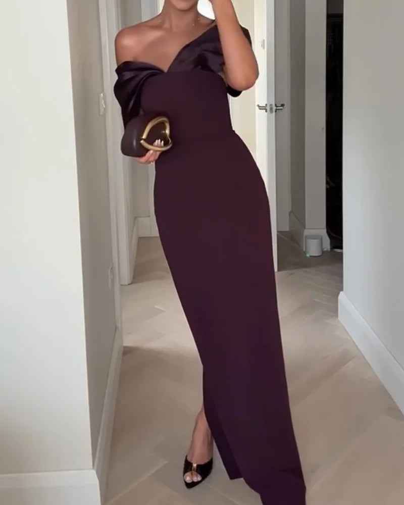 Off-shoulder Magarita Maxi Dress