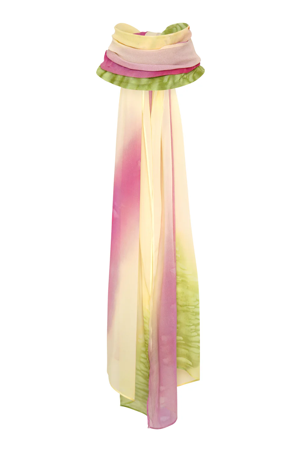 The Coral Gown with Shawl