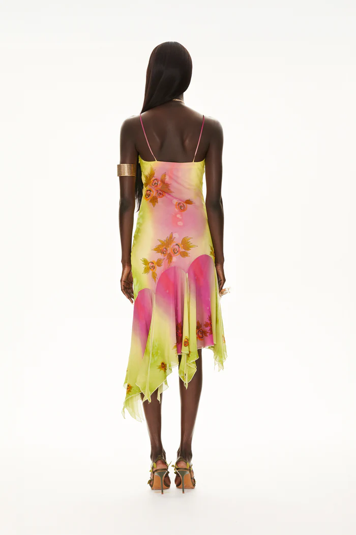 The Coral Gown with Shawl