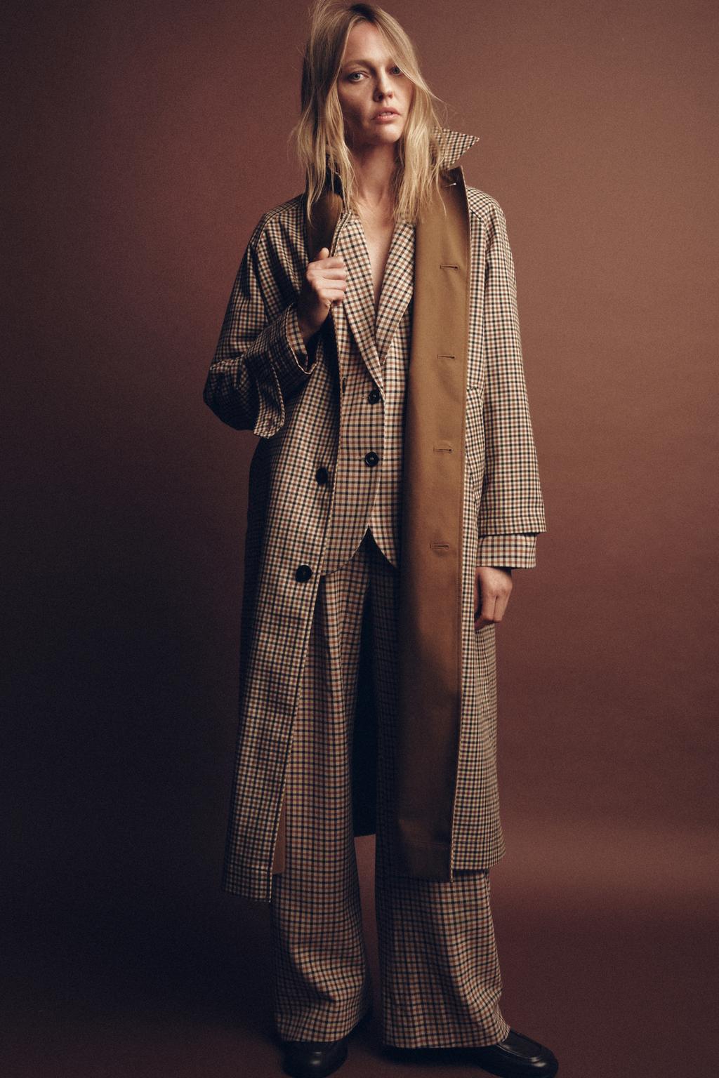Reversible Trench Coat - Camel