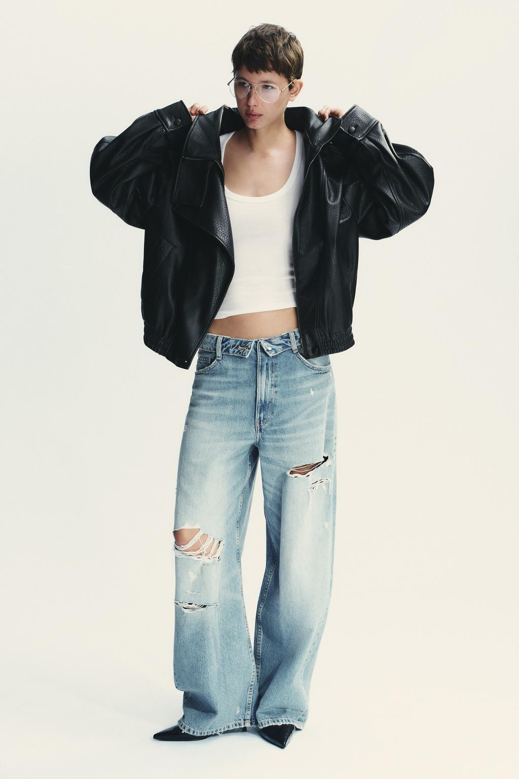 Faux Leather Jacket