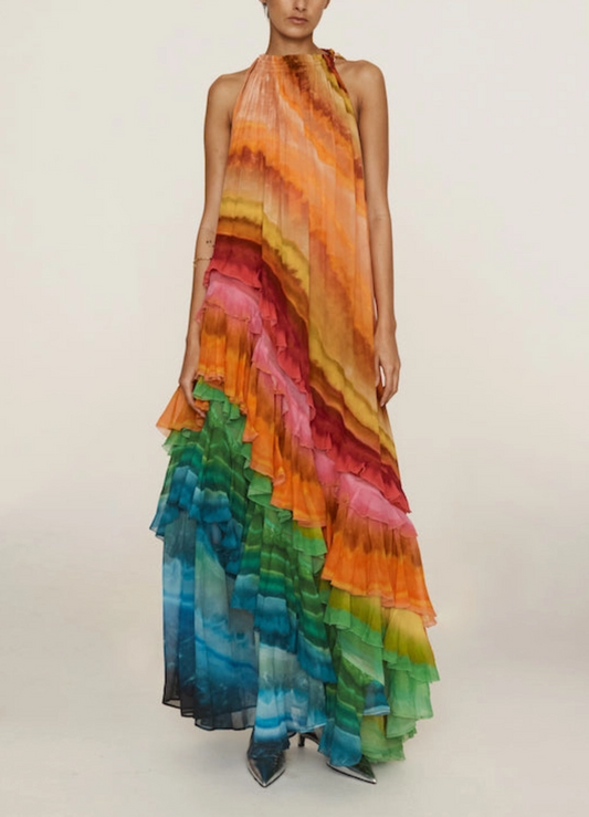Airis Ruffled Maxi Dress