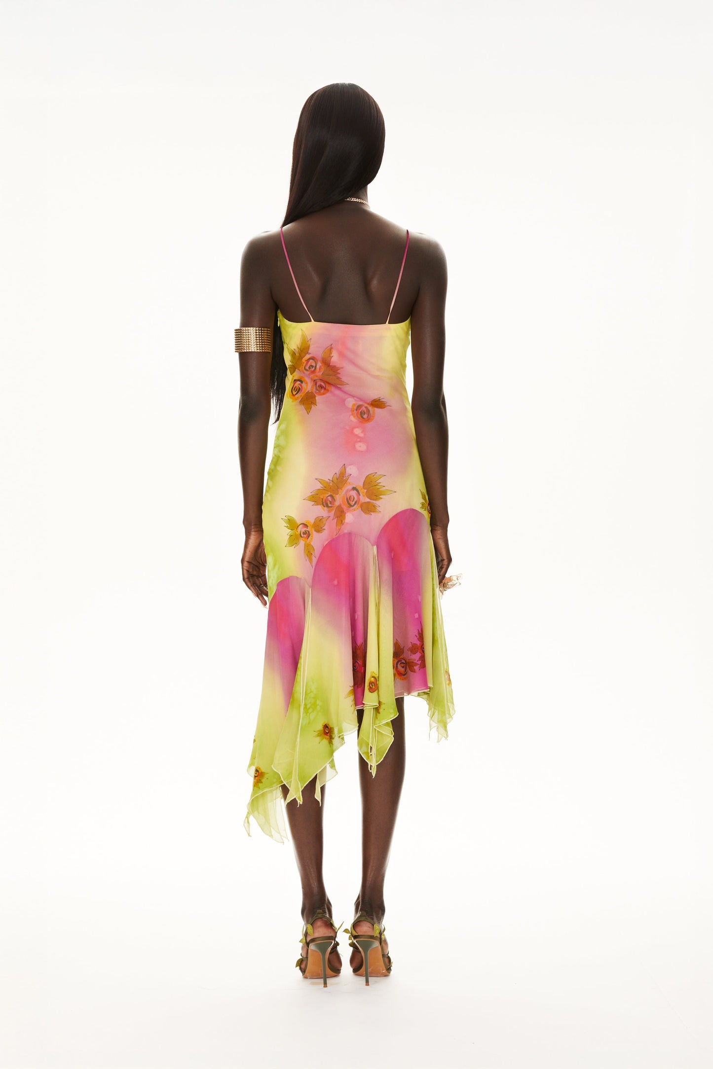 The Coral Gown Silk & Handbeaded