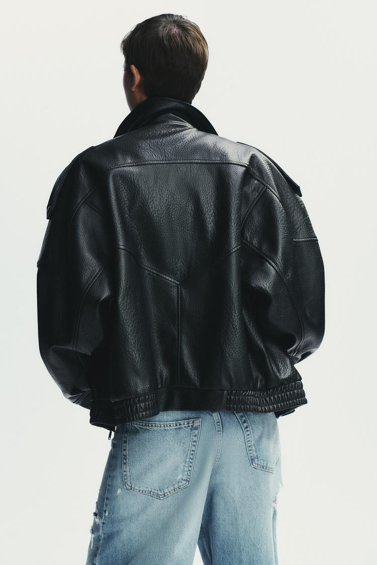 Faux Leather Jacket