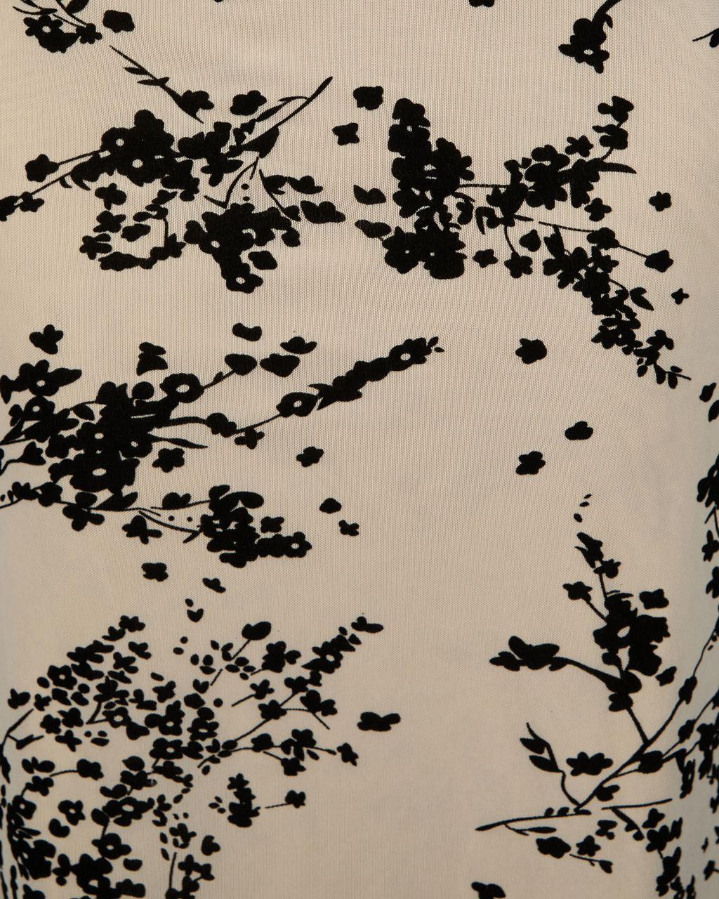 Black/Cream % Ellie Floral Midi Dress-6